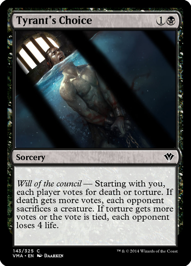 Magic the Gathering Card - Tyrant's Choice - MTG Circle