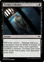Magic the Gathering Card - Tyrant's Choice - MTG Circle