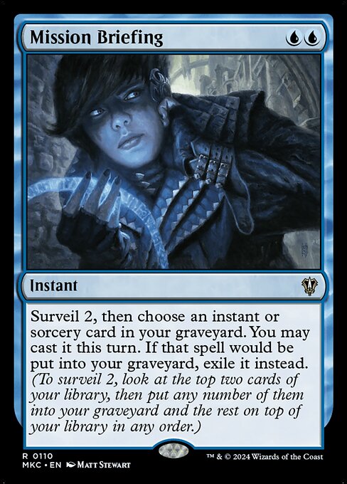 Magic the Gathering Card - Mission Briefing - MTG Circle