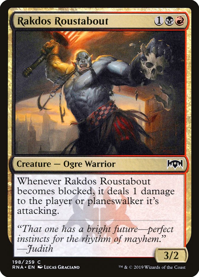Magic the Gathering Card - Rakdos Roustabout - MTG Circle