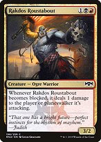 Magic the Gathering Card - Rakdos Roustabout - MTG Circle
