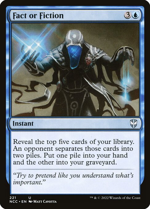Magic the Gathering Card - Fact or Fiction - MTG Circle