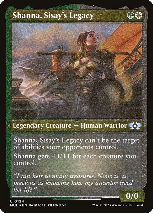 Magic the Gathering Card - Shanna, Sisay's Legacy - MTG Circle