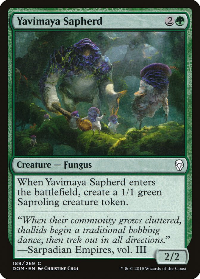 Magic the Gathering Card - Yavimaya Sapherd - MTG Circle