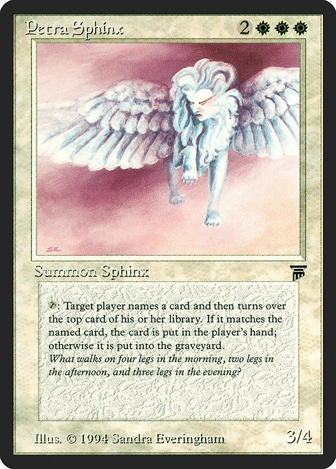 Magic the Gathering Card - Petra Sphinx - MTG Circle