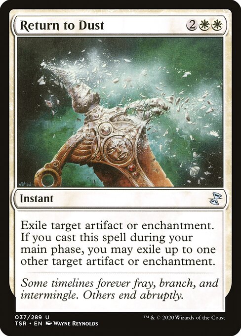 Magic the Gathering Card - Return to Dust - MTG Circle