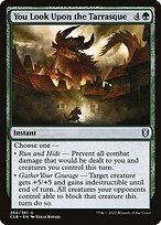 Magic the Gathering Card - You Look Upon the Tarrasque - MTG Circle