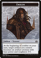 Magic the Gathering Card - Tezzeret the Schemer Emblem - MTG Circle