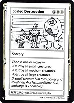 Magic the Gathering Card - Scaled Destruction - MTG Circle