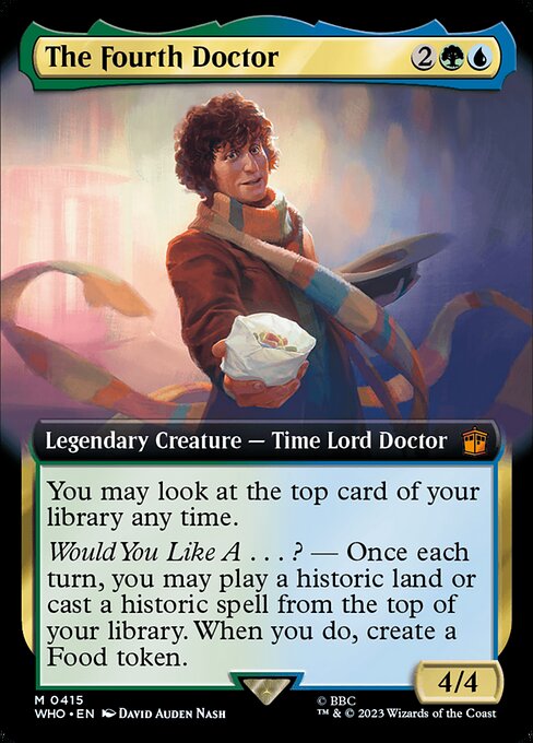 Magic the Gathering Card - The Fourth Doctor - MTG Circle