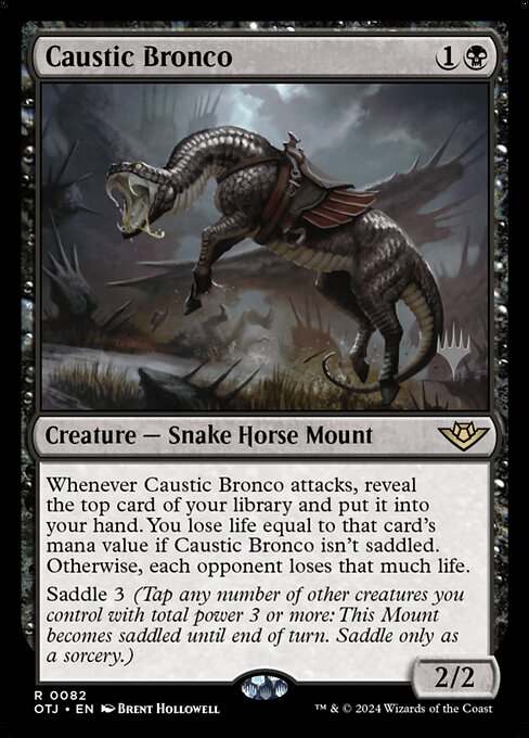 Magic the Gathering Card - Caustic Bronco - MTG Circle