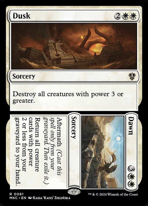 Magic the Gathering Card - Dusk // Dawn - MTG Circle