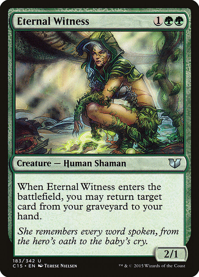 Magic the Gathering Card - Eternal Witness - MTG Circle