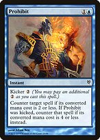 Magic the Gathering Card - Prohibit - MTG Circle