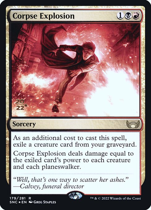 Magic the Gathering Card - Corpse Explosion - MTG Circle