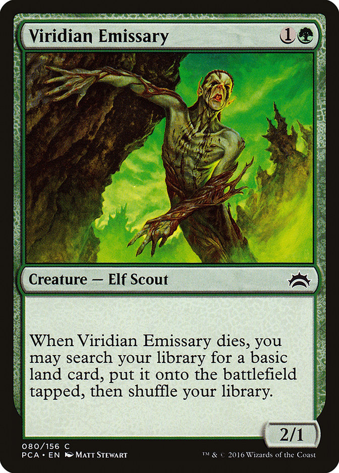 Magic the Gathering Card - Viridian Emissary - MTG Circle