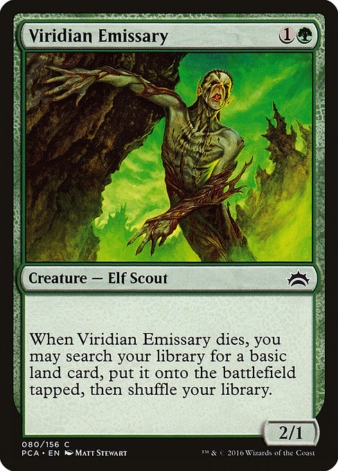 Magic the Gathering Card - Viridian Emissary - MTG Circle