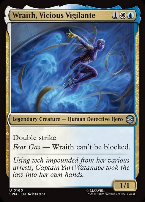Magic the Gathering Card - Wraith, Vicious Vigilante - MTG Circle