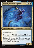 Magic the Gathering Card - Wraith, Vicious Vigilante - MTG Circle