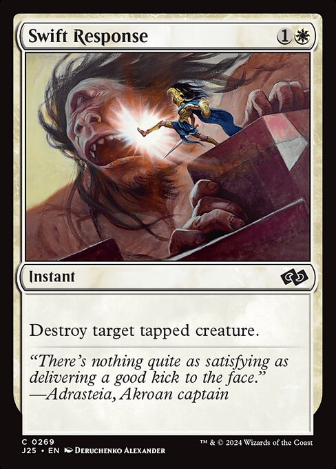 Magic the Gathering Card - Swift Response - MTG Circle