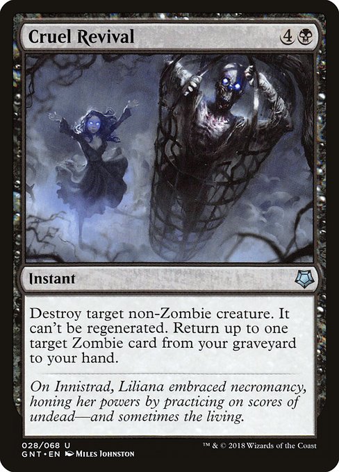 Magic the Gathering Card - Cruel Revival - MTG Circle