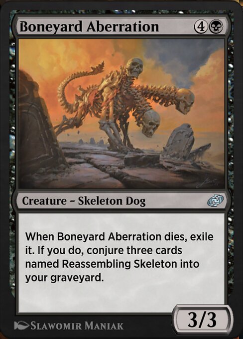 Magic the Gathering Card - Boneyard Aberration - MTG Circle