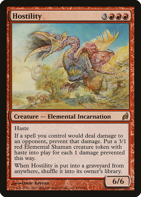 Magic the Gathering Card - Hostility - MTG Circle