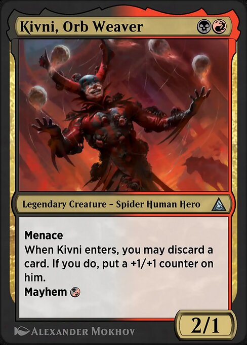 Magic the Gathering Card - Scarlet Spider, Kaine - MTG Circle