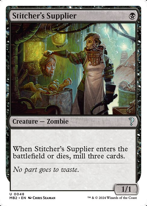 Magic the Gathering Card - Stitcher's Supplier - MTG Circle
