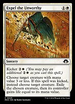 Magic the Gathering Card - Expel the Unworthy - MTG Circle
