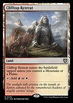 Magic the Gathering Card - Clifftop Retreat - MTG Circle