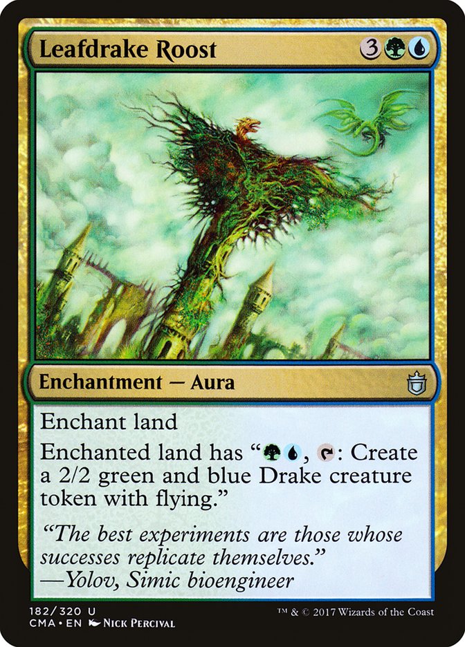 Magic the Gathering Card - Leafdrake Roost - MTG Circle