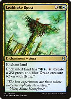 Magic the Gathering Card - Leafdrake Roost - MTG Circle