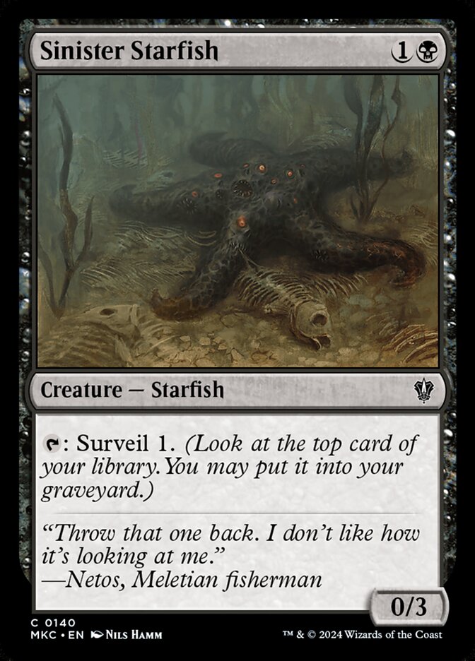 Magic the Gathering Card - Sinister Starfish - MTG Circle