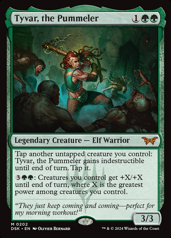 Magic the Gathering Card - Tyvar, the Pummeler - MTG Circle