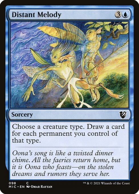 Magic the Gathering Card - Distant Melody - MTG Circle