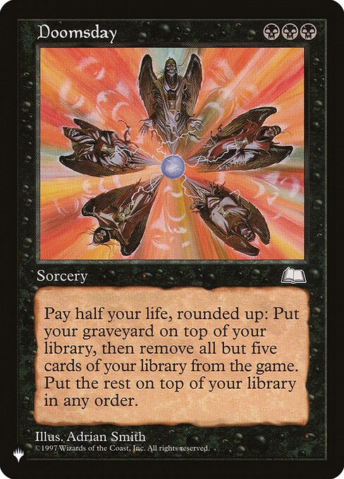 Magic the Gathering Card - Doomsday - MTG Circle