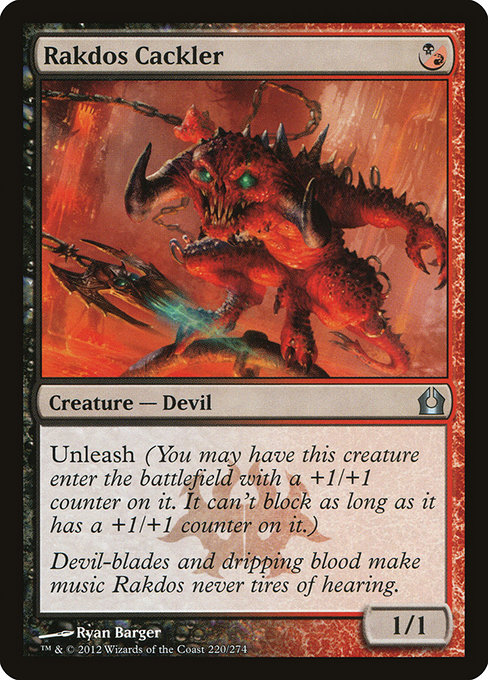 Magic the Gathering Card - Rakdos Cackler - MTG Circle