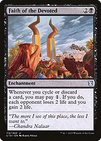Magic the Gathering Card - Faith of the Devoted - MTG Circle