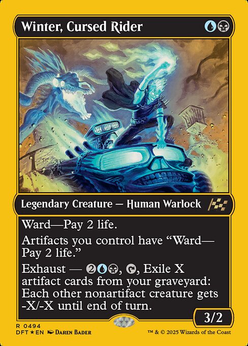 Magic the Gathering Card - Winter, Cursed Rider - MTG Circle