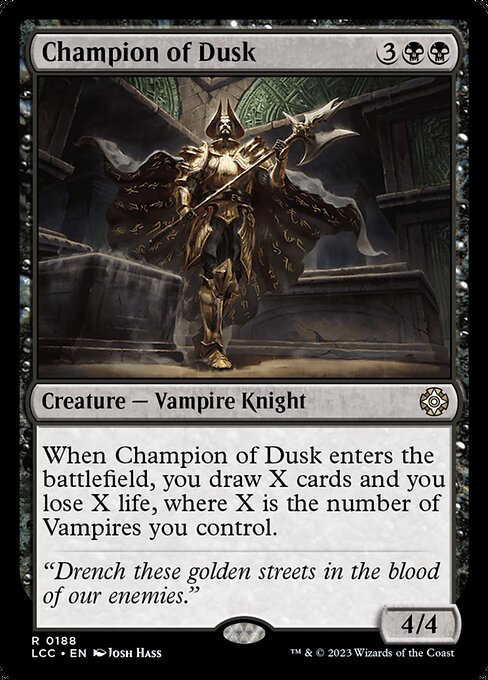 Magic the Gathering Card - Champion of Dusk - MTG Circle