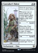 Magic the Gathering Card - Caretaker's Talent - MTG Circle