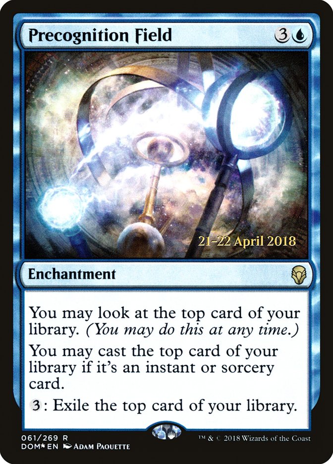 Magic the Gathering Card - Precognition Field - MTG Circle