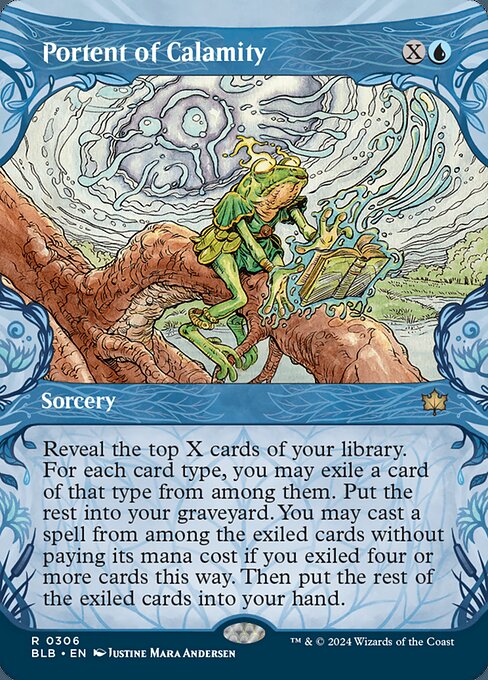 Magic the Gathering Card - Portent of Calamity - MTG Circle