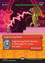 Magic the Gathering Card - Lightning Bolt - MTG Circle