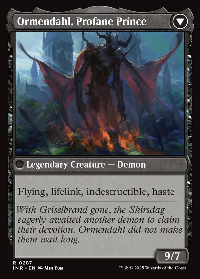 Magic the Gathering Card - Ormendahl, Profane Prince - MTG Circle