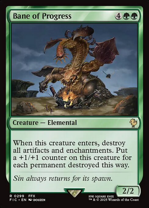 Magic the Gathering Card - Bane of Progress - MTG Circle