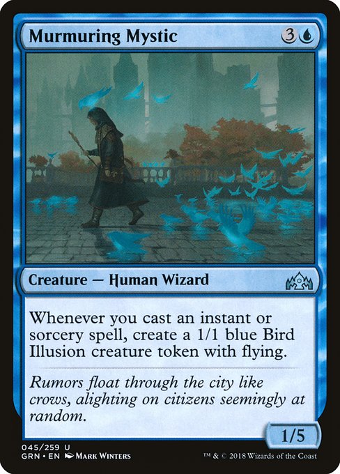 Magic the Gathering Card - Murmuring Mystic - MTG Circle
