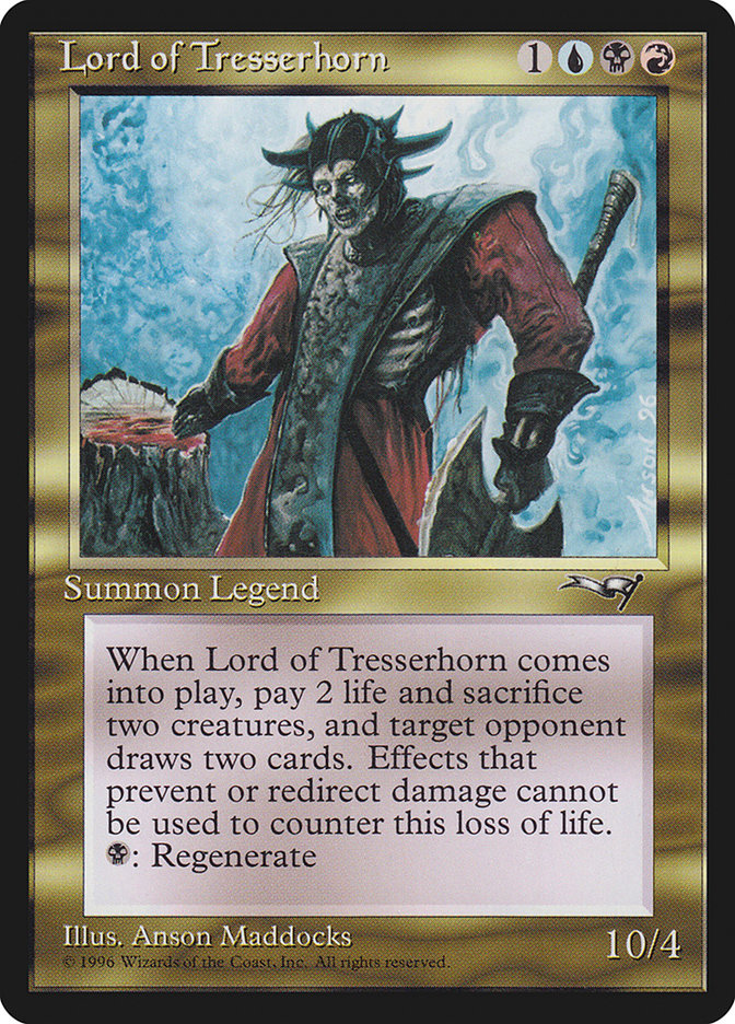Magic the Gathering Card - Lord of Tresserhorn - MTG Circle