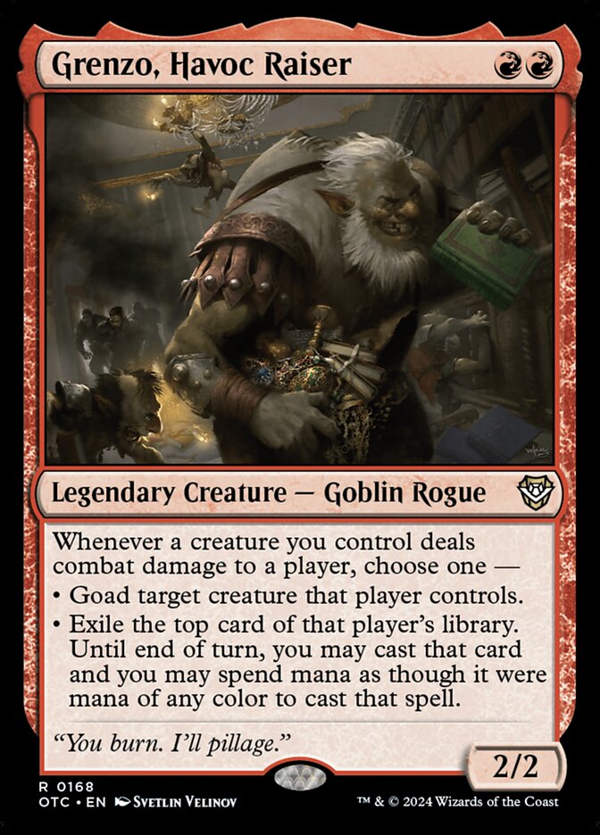 Magic the Gathering Card - Grenzo, Havoc Raiser - MTG Circle